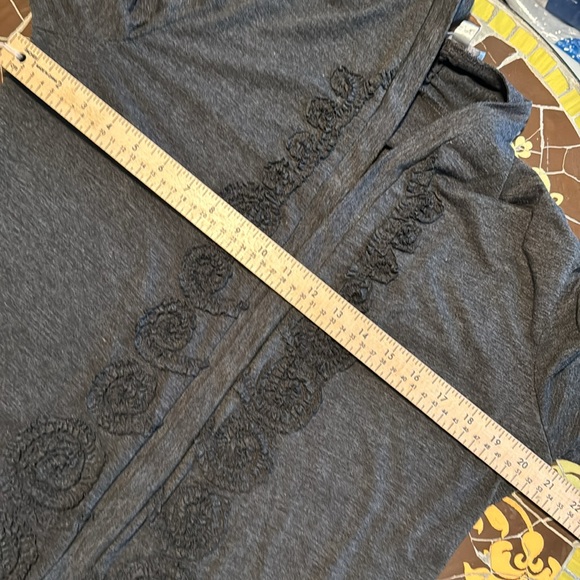 FOREVER FASHION EMBELLISHED DUSTER SZ: PL - Picture 7 of 8